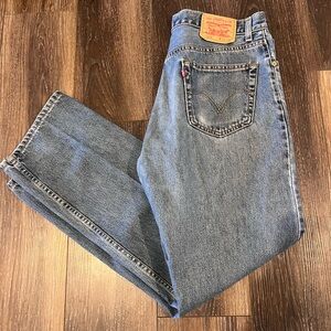 Levi’s 505 Jeans Men’s 36x32 Blue Regular Fit Straight Leg Denim Classic